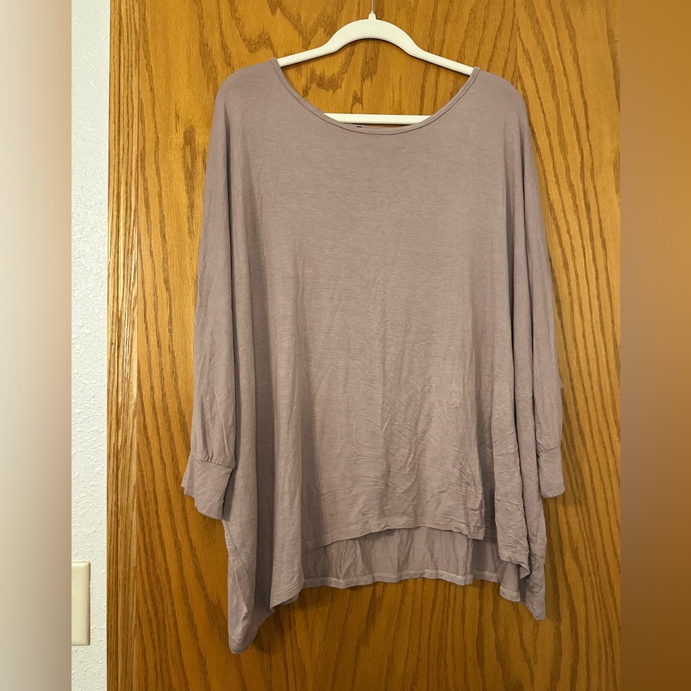 YanaK Women's Apple Mocha Top - NWT - Size OS - Flowy - Made in the USA